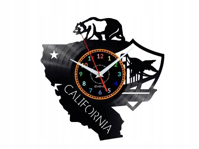 California Dárek pro milovníka originální Nástěnná Dekorace z desky
