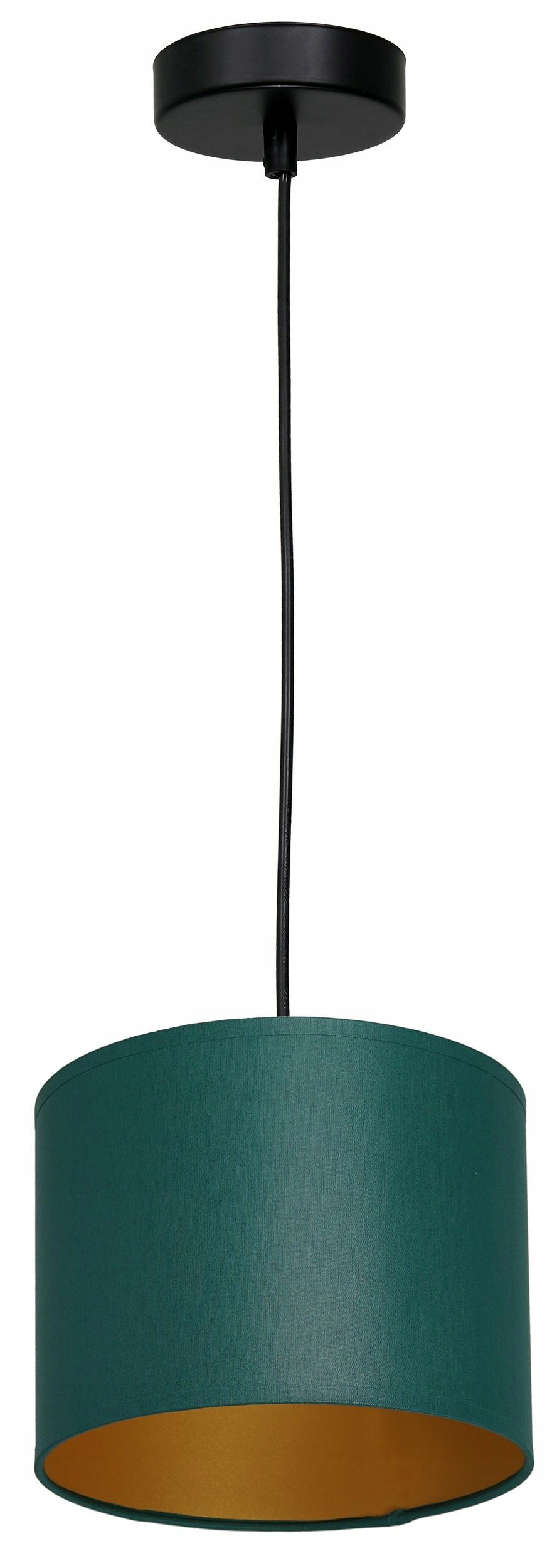 Závěsná stropní lampa Arden zelená zlatá 1xE27 18 cm moderní do obývacího pokoje