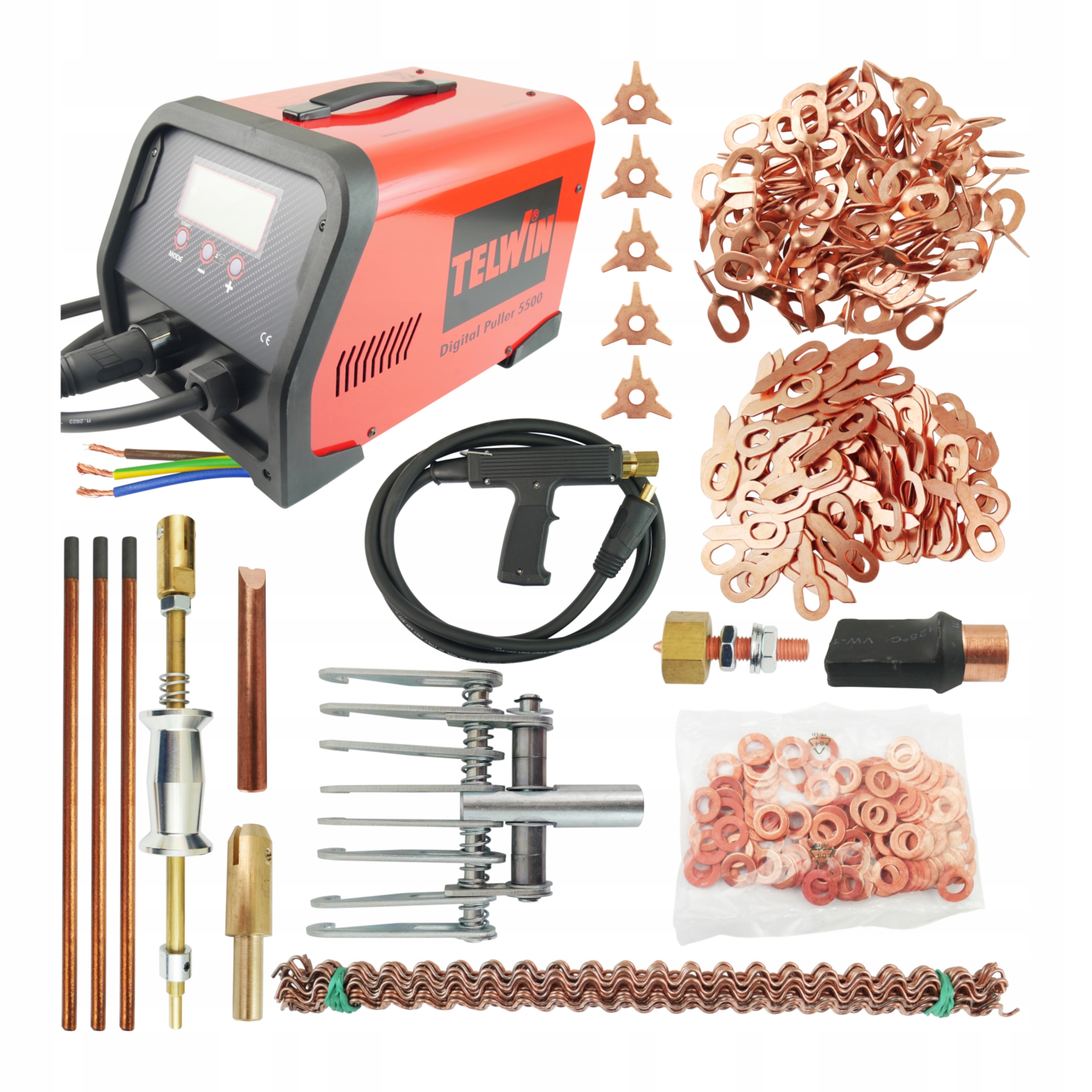 Spotterová svářečka Telwin Digital Puller 5500 400V pro plechy karoserií