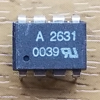 Transoptor HCPL-2631-000E dwukanałowy, 1kV, 7V, 50mA, 10Mbps