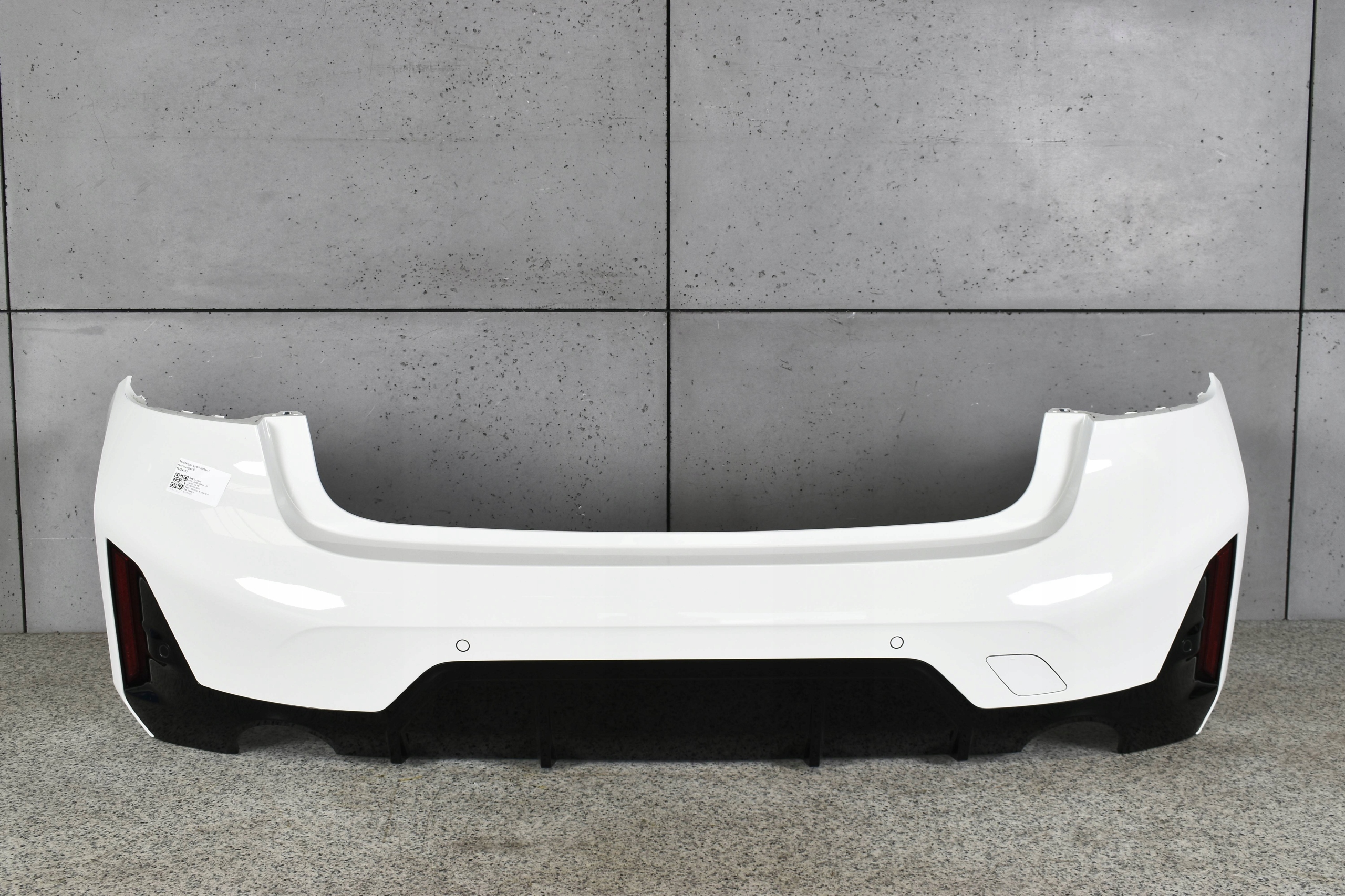 BMW 3 G20 LCI ZDERZAK TYLNY TYŁ PDC M-PAKIET A300 ALPINWHITE LIFTING