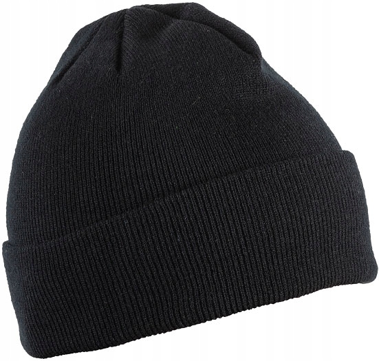 HOGERT CIEPŁA CZAPKA ROBOCZA ZIMOWA CZARNA