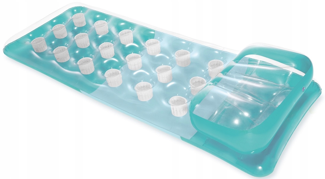 INTEX DUŻY 188cm DMUCHANY MATERAC DO PŁYWANIA 58890