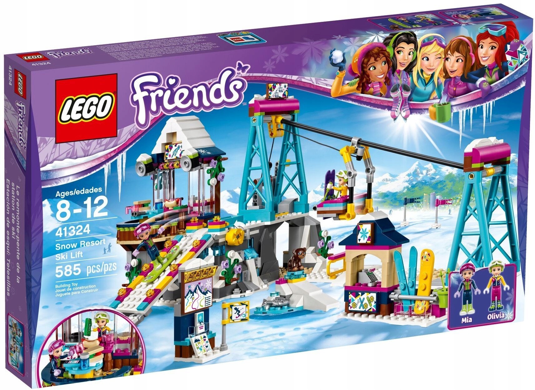 Lego Friends 41324 Lyžařský vlek v zimním středisku Nové