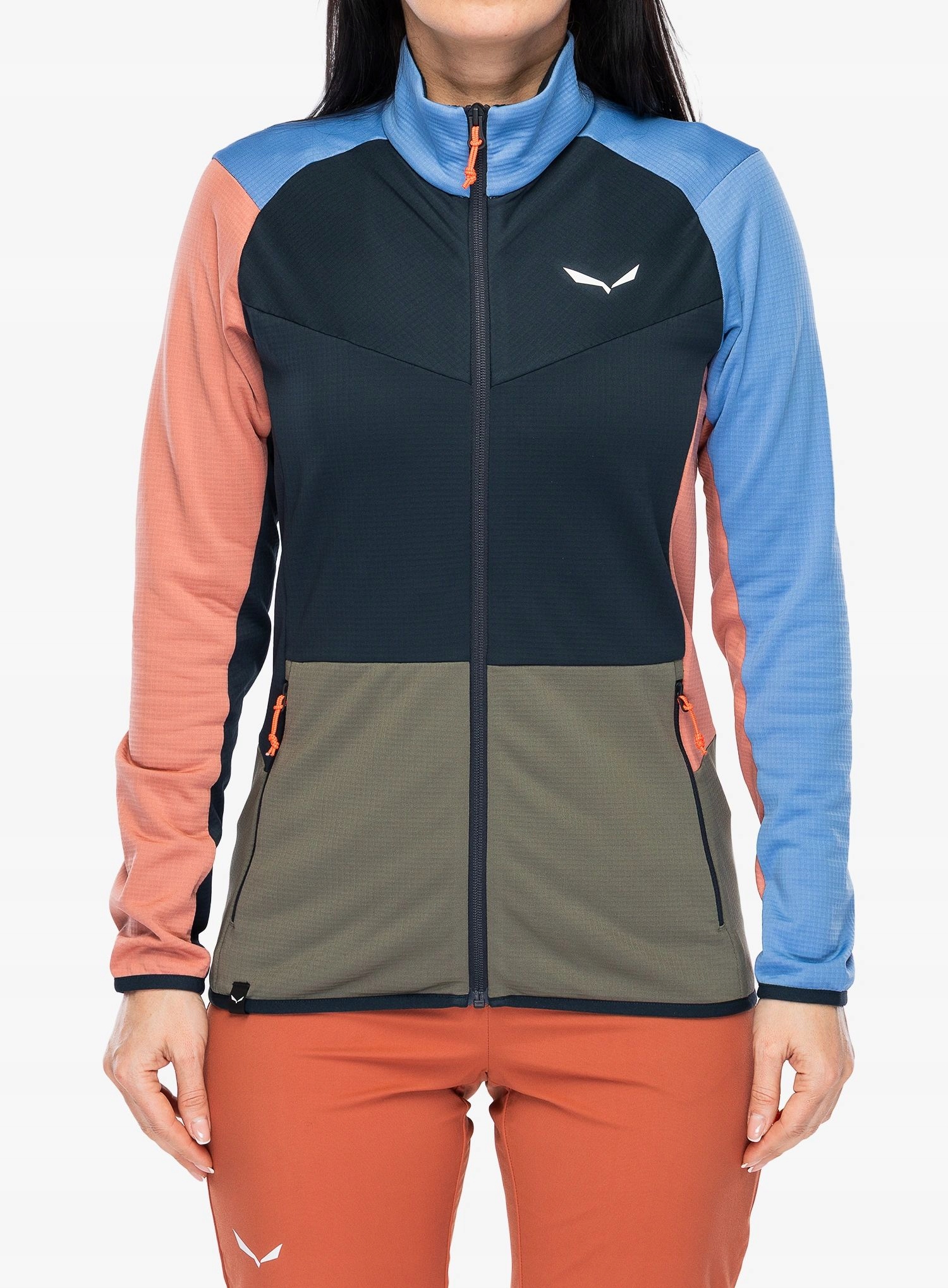 Rozepínací mikina Salewa Puez Cammino Pl Jacket blueberry/multi M