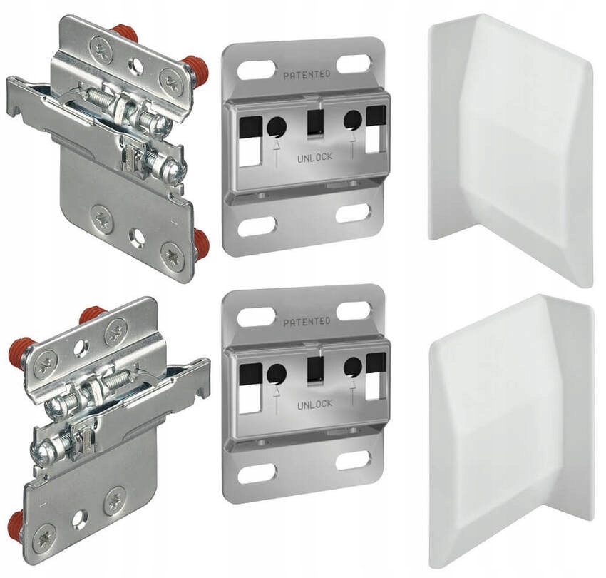 ZAWIESZKA BIMAK A'LA CAMAR 807 L+P + ZAŚLEPKA BIAŁA + PŁYTKA