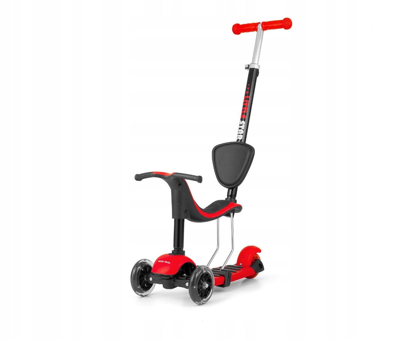 Kolorowy Scooter Little Star Red Dla Dzieci