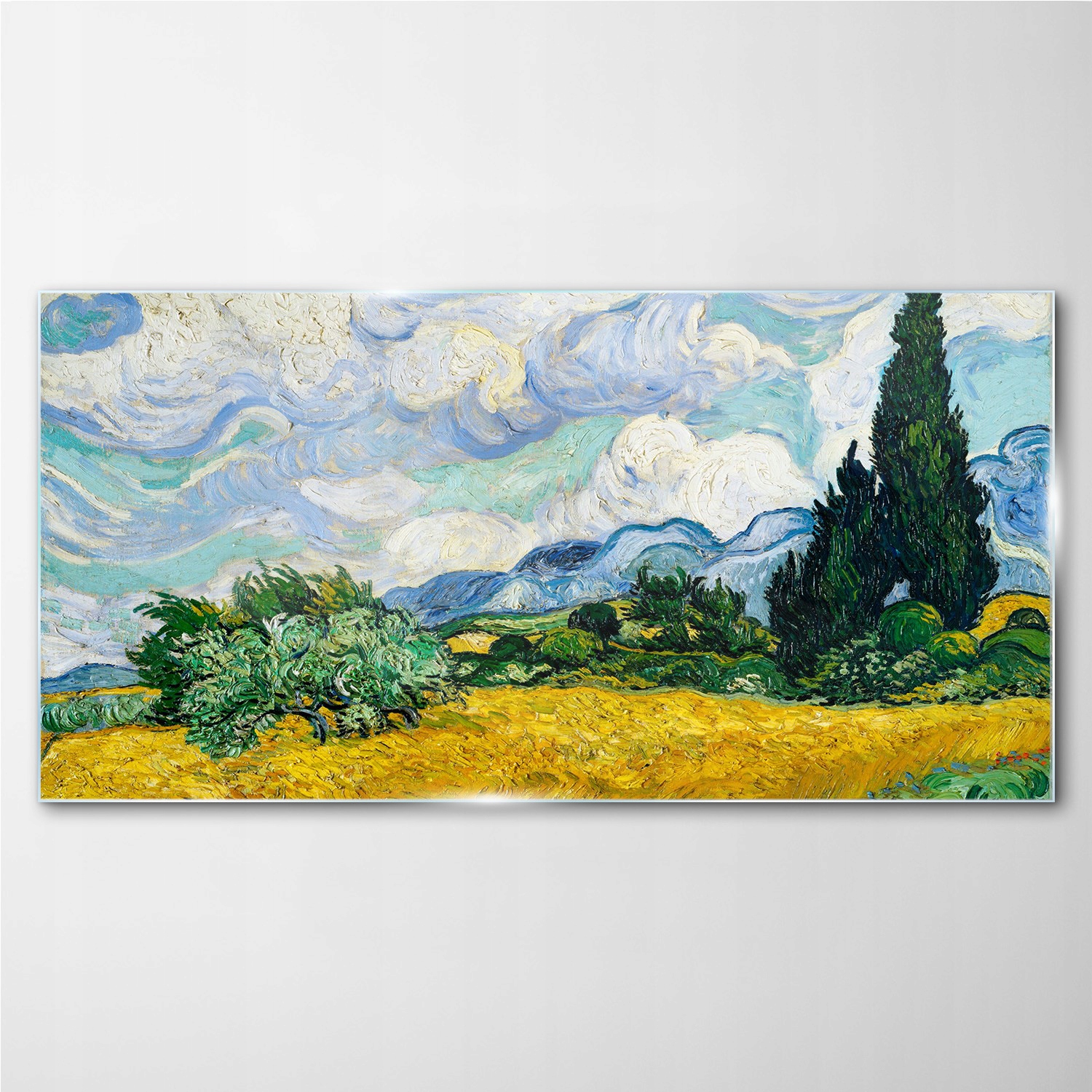 

Foto-obraz szklany Pole pszenicy Van Gogh 100x50