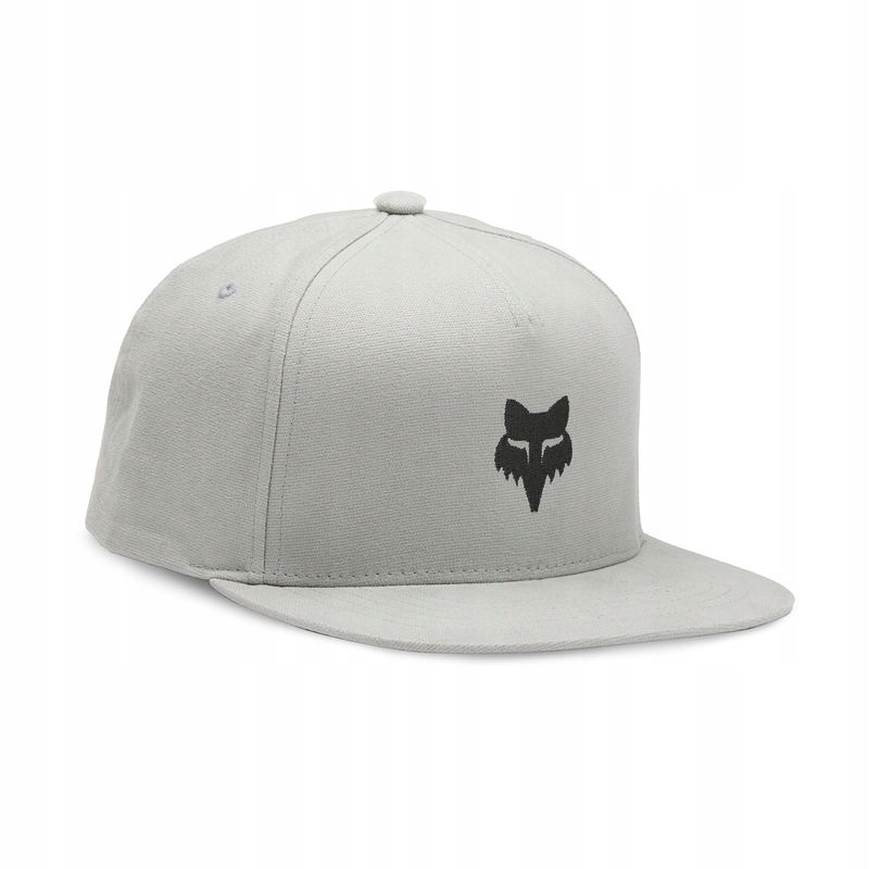 Lekka czapka z prostym daszkiem na lato na rower Fox Snapback Steel Grey