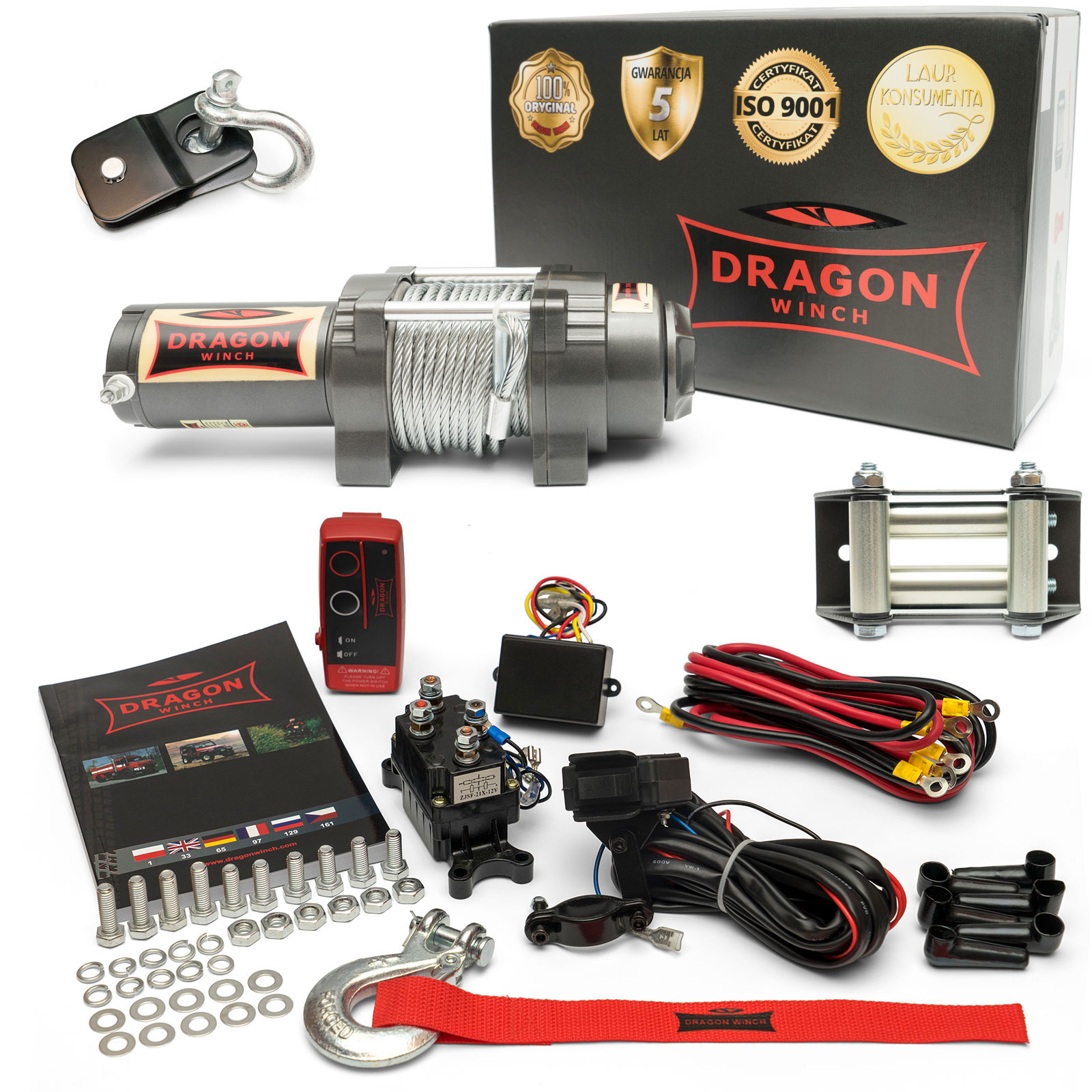 

Wyciągarka Elektryczna 12V Dragon Winch DWH3500HD