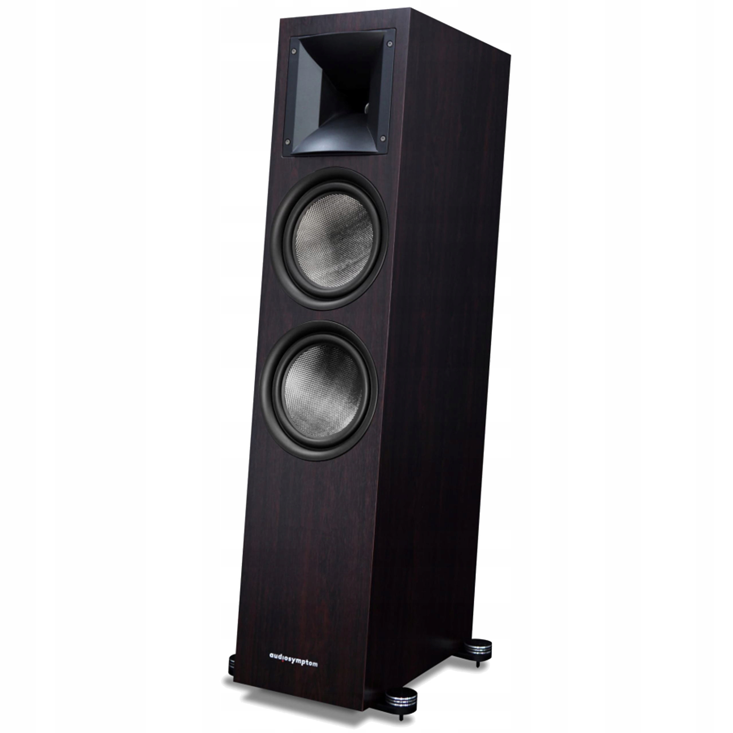 KOLUMNY PODŁOGOWE AUDIOSYMPTOM i8 WALNUT CARBON Marka Audiosymptom