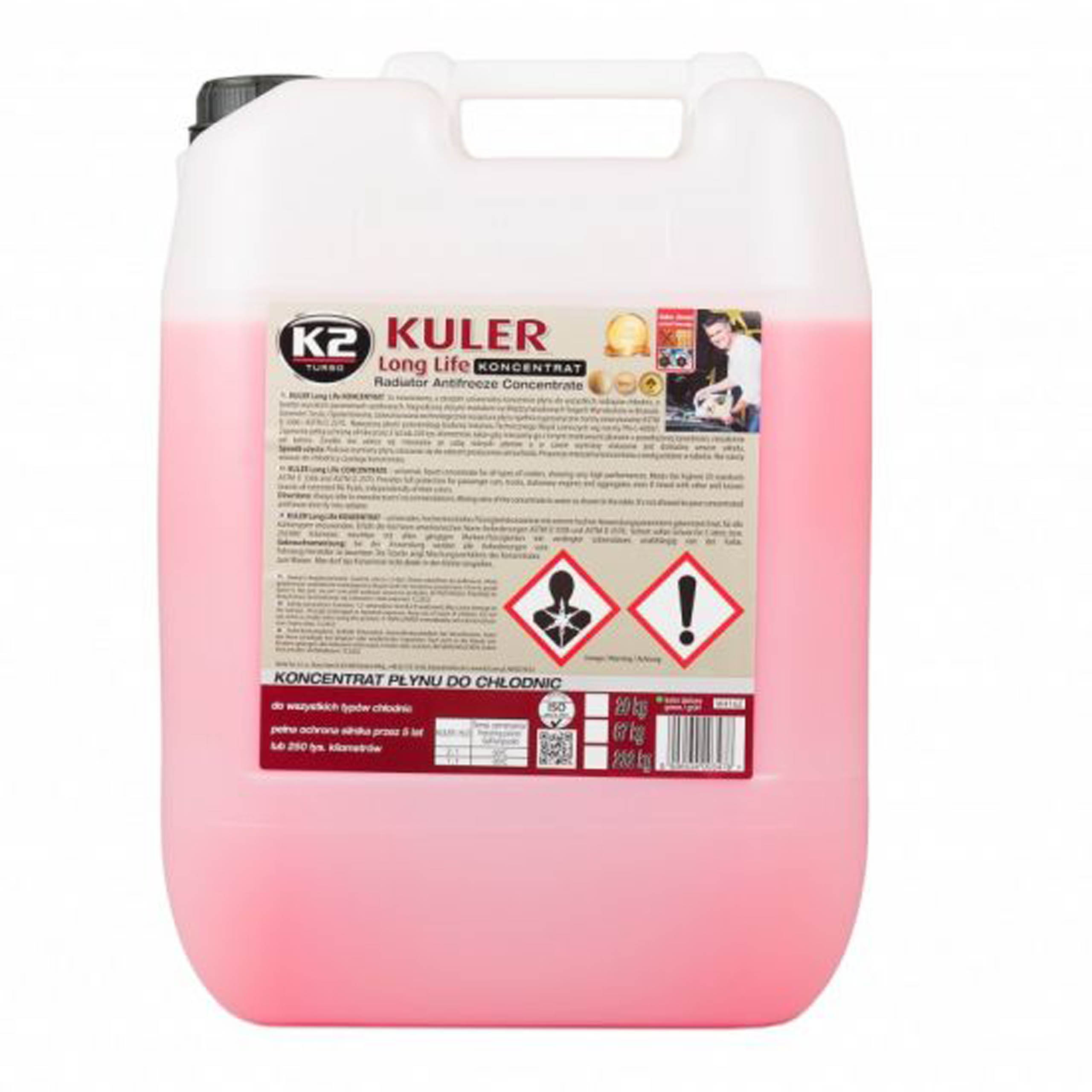 PLYN DO CHLODNIC KULER 20L*KONC*CZERWONY