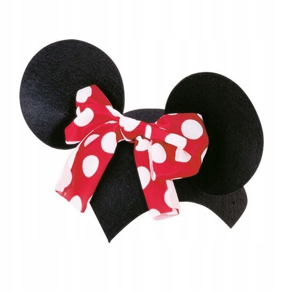 

Czapka Myszka Mini Filc Czarna Z Kokardką Mickey