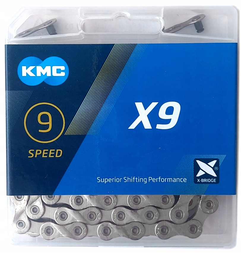 Łańcuch rowerowy Kmc X9 X9.93 9/ (6,6 6,8 mm)
