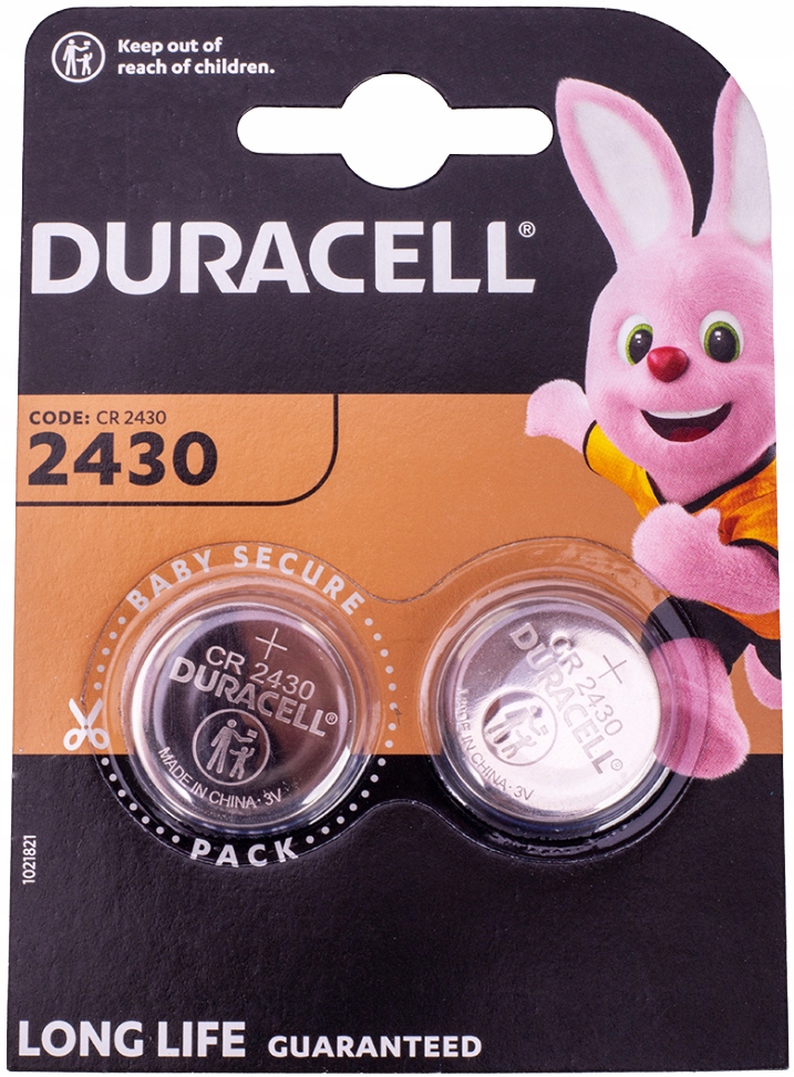 

2x Bateria Litowa Duracell CR2430 2430 DL Ecr
