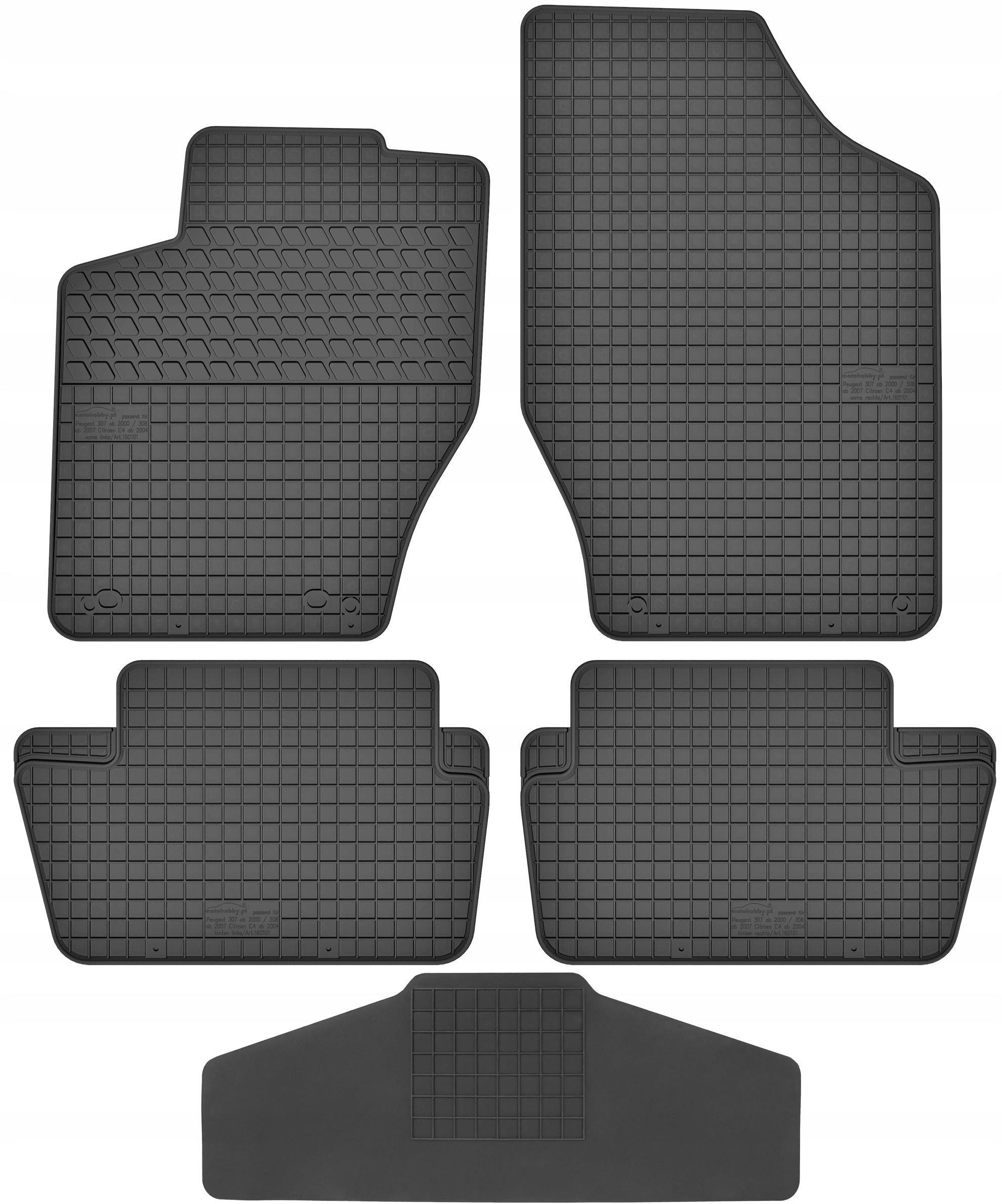 

Citroen C4 2011-2017 Dywaniki osłona