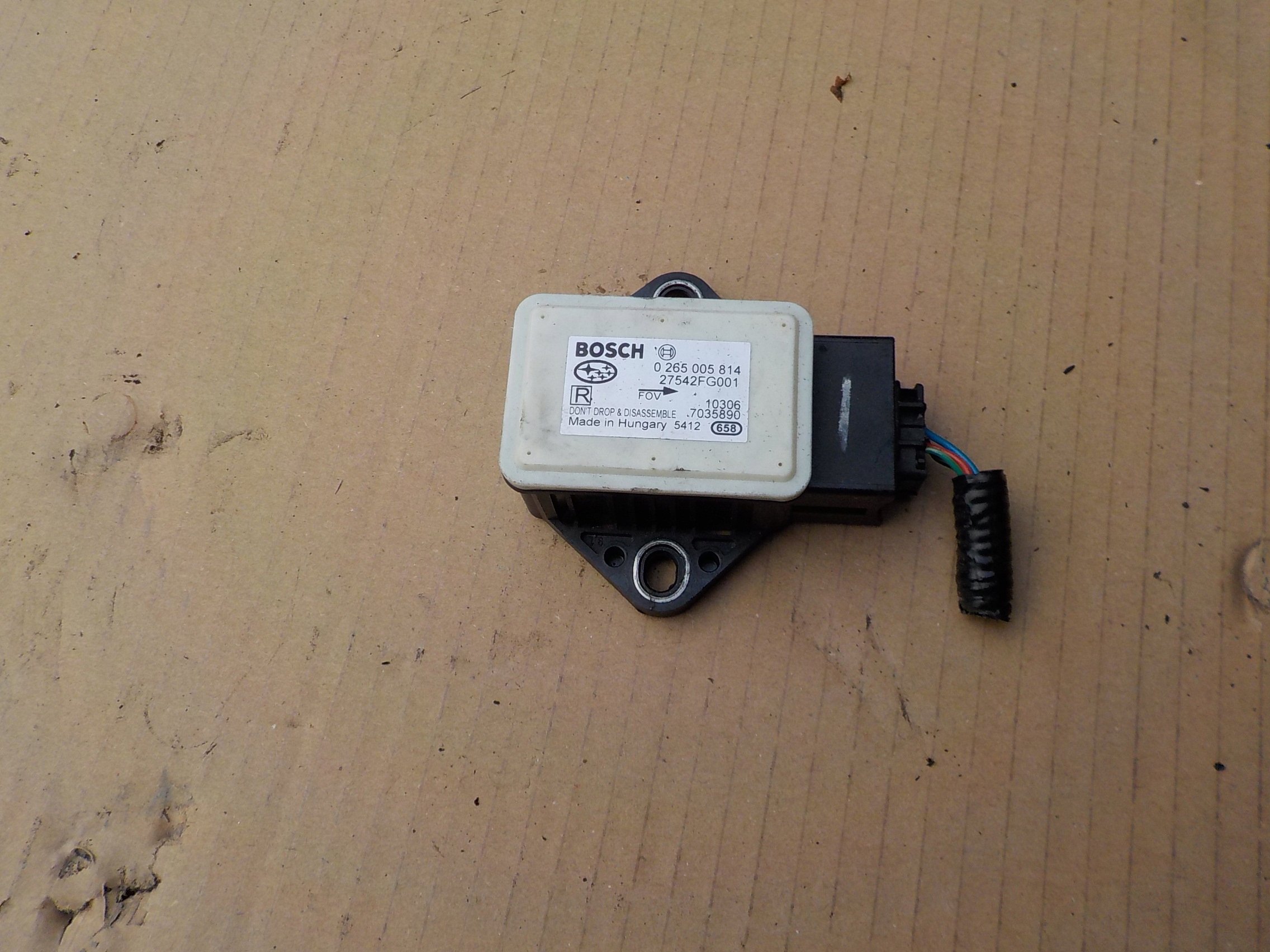 sensor module esp subaru forester III SH 0265005814