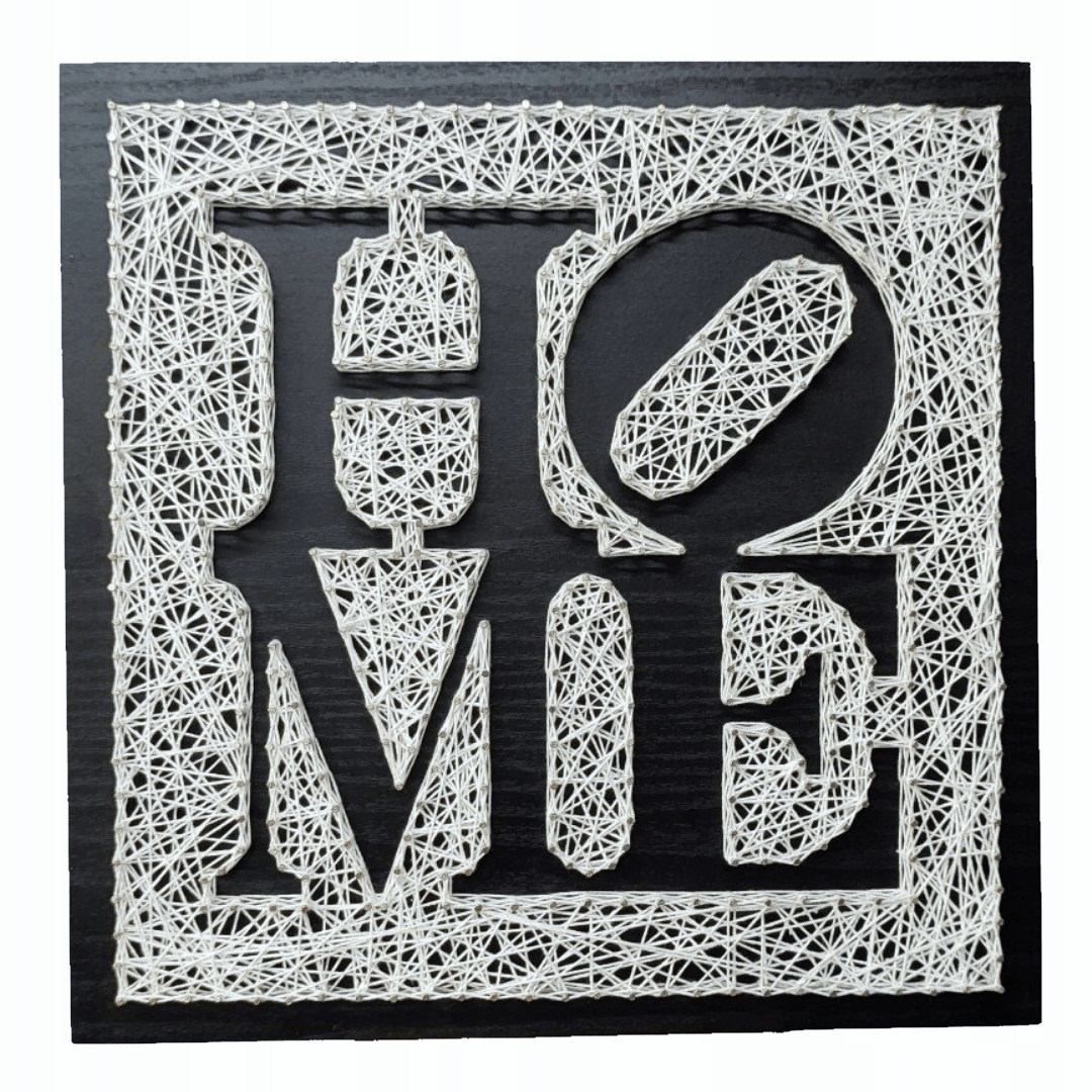 Zestaw String Art Diy Home zrób to sam