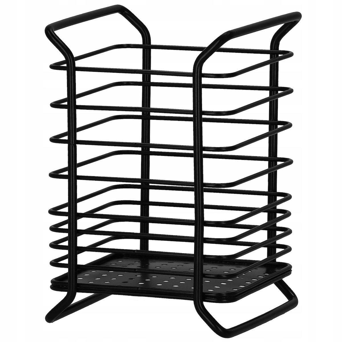 OCIEKACZ KOSZYK NA SZTUĆCE PRZYBORY KUCHENNE CZARNY DRUCIANY KOSZYCZEK Marka Springos