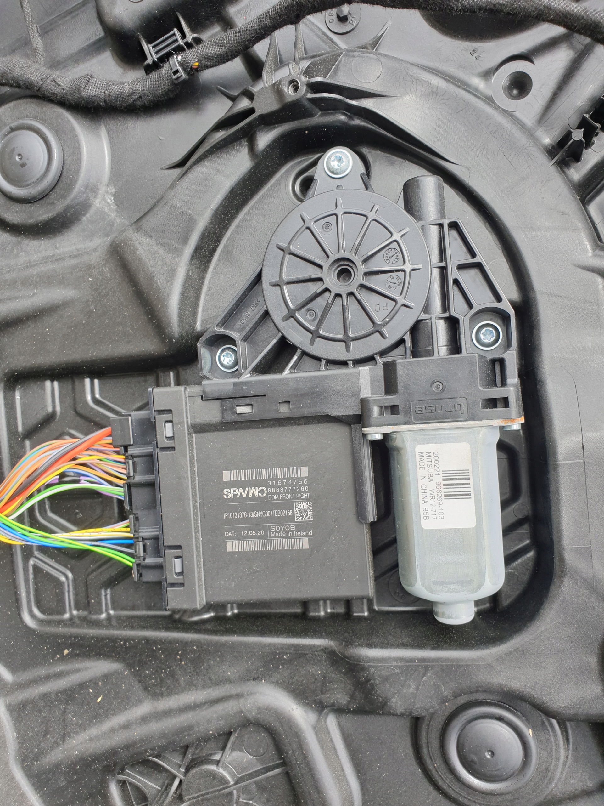 mini motor module windows right front VOLVO XC40 S60 III V90 V60 OE