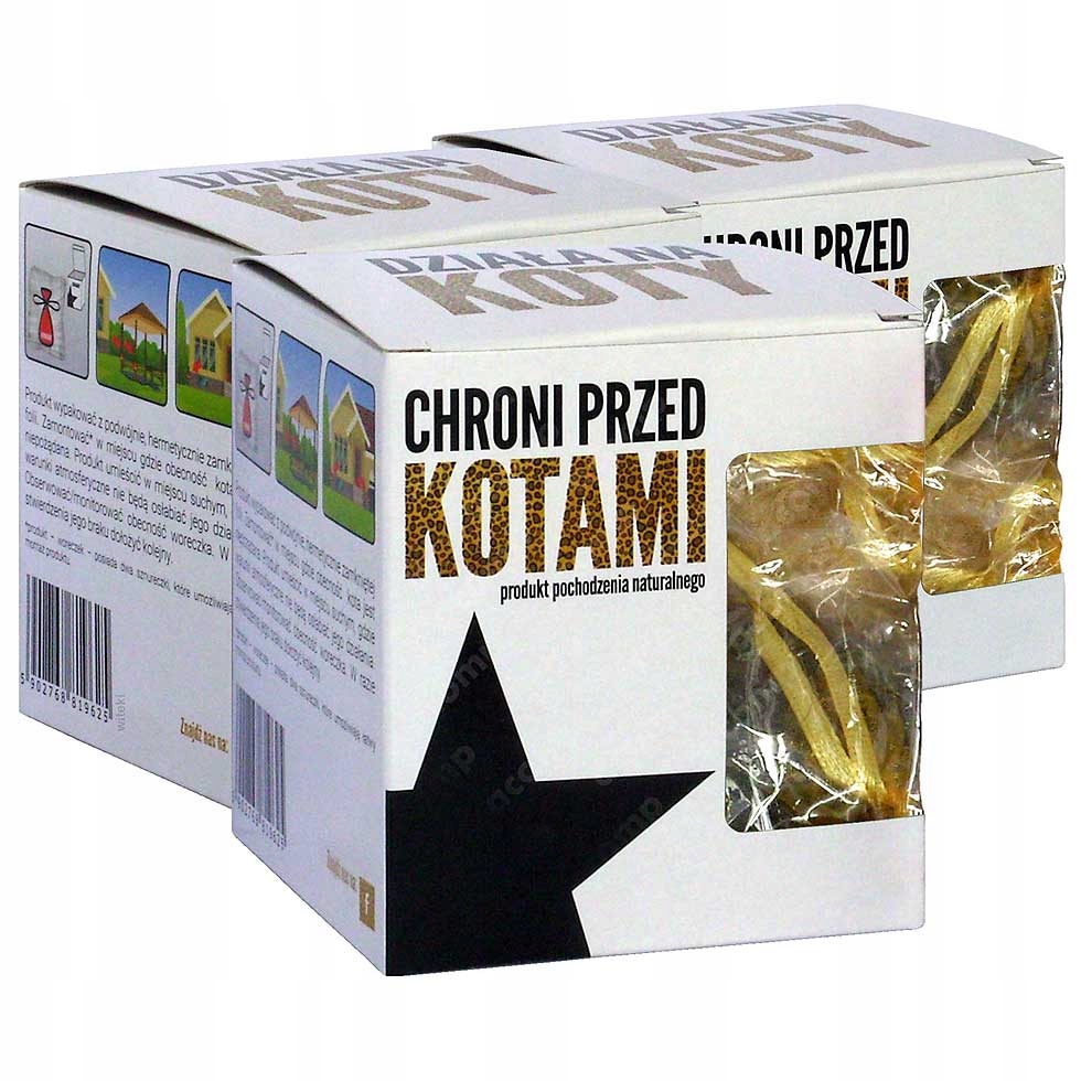 

Kunagone naturalny odstraszacz kota, auto dom 6szt