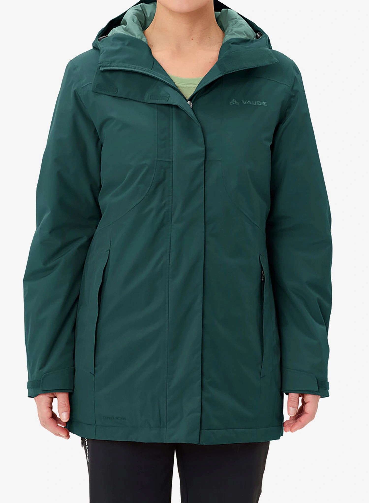 Dámská zateplená bunda Vaude Rosemoor Padded Parka deep pond 36 (xs)