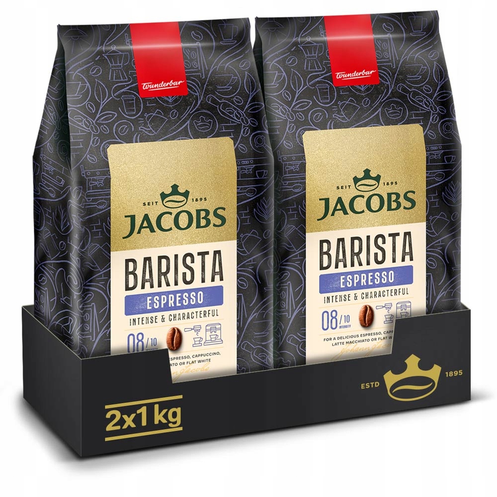 Jacobs Barista Espresso 2 kg (2x 1kg) kawa ziarnista