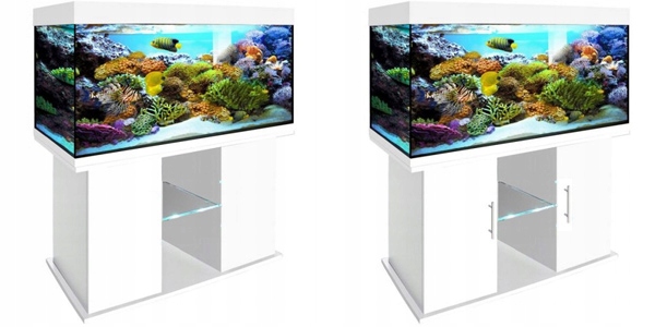 KOMODA POD AKWARIUM 100x40x60 PROFIL BIAŁA +MATA+3gratisy Kolor mebla biały