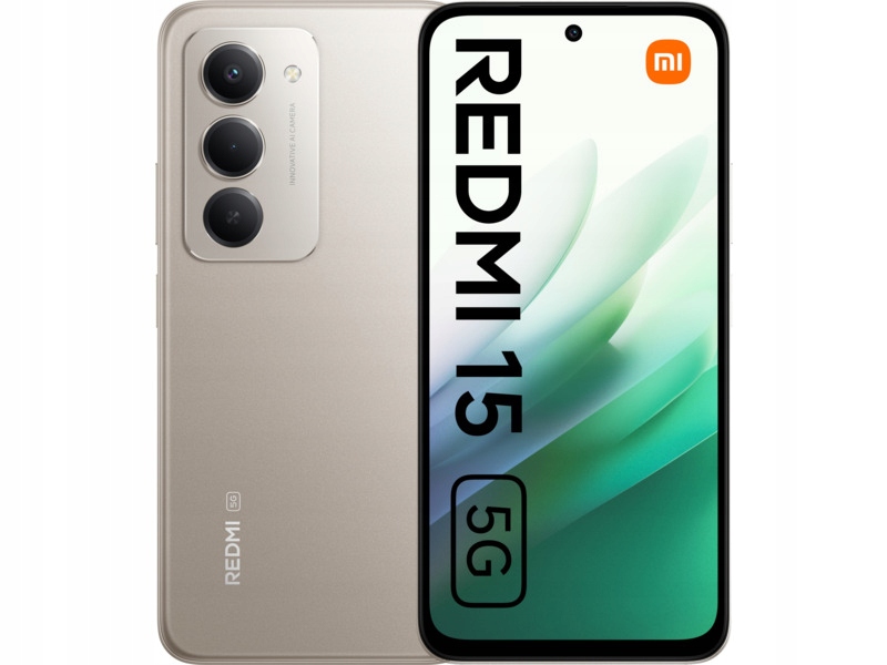 Smartfon Xiaomi Redmi 15 5G 4/128GB 6.9" 144Hz Tytanowy