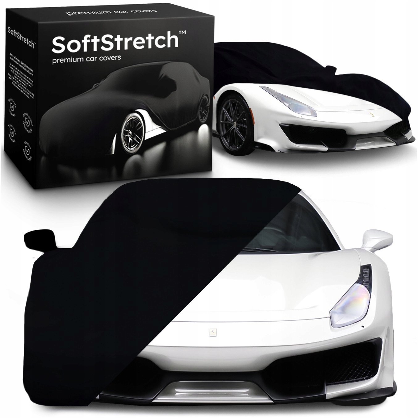 Elastický potah na auto SoftStretch Premium pro Ferrari 488 Pista