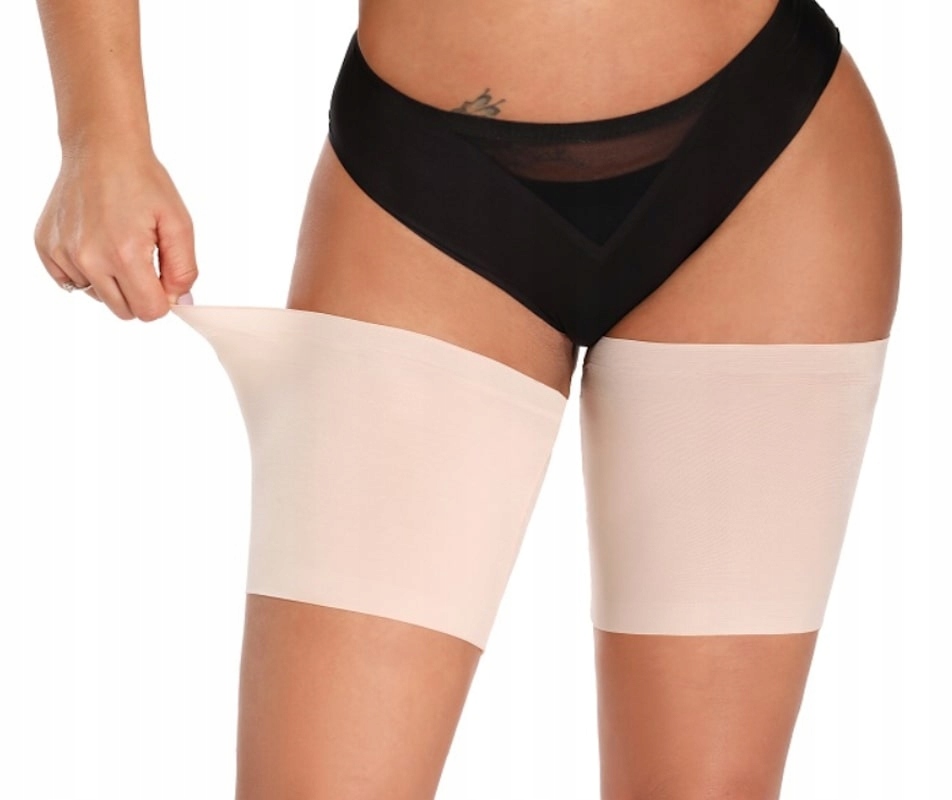 OPASKI NA UDA PRZECIW OTARCIOM GŁADKIE BEŻOWE 3/4 EAN (GTIN) 5906203994786