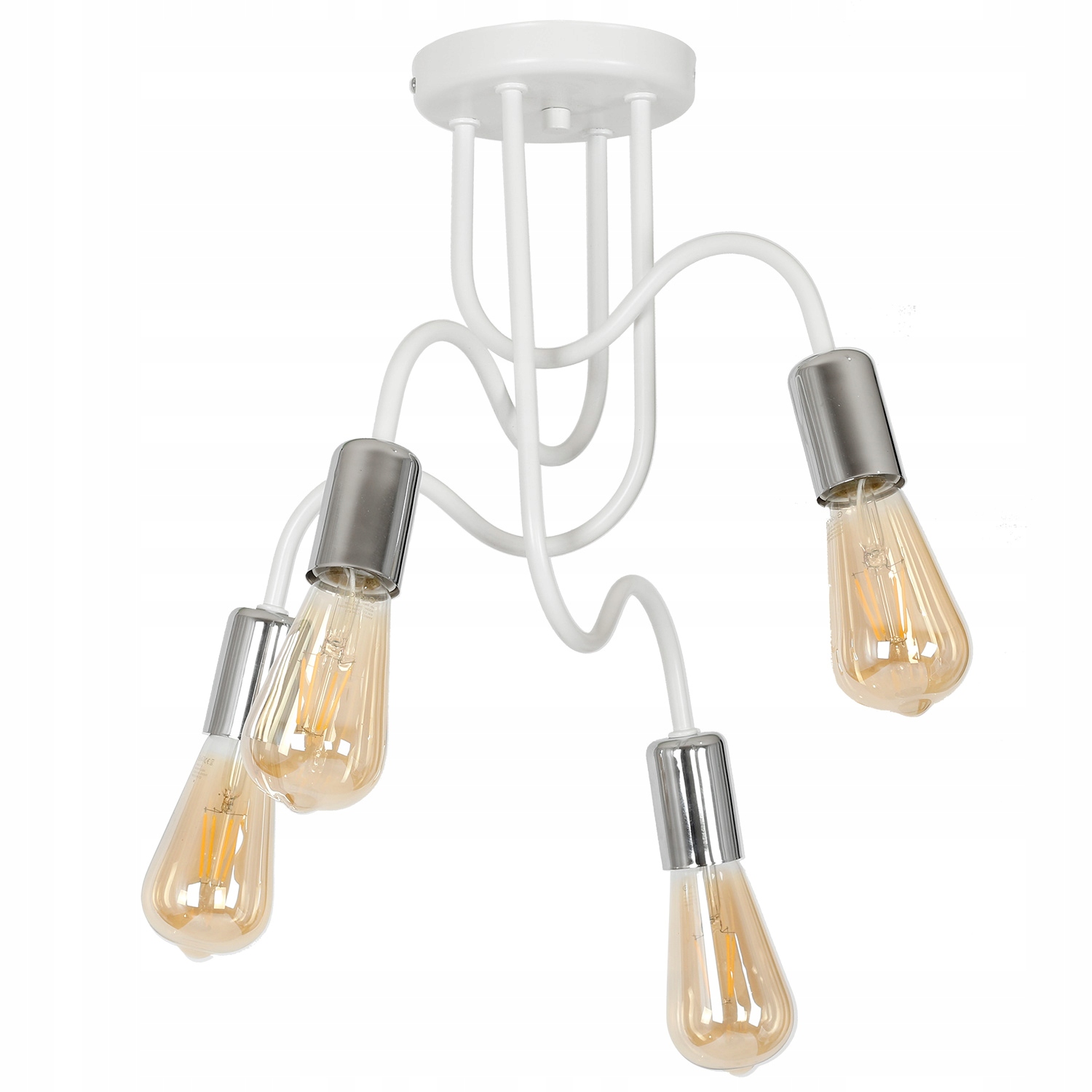 Luminex 8075 stropní svítidlo Dow white/chrome 4