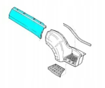 LISTWA PRZEDŁUŻENIE STOPNIA PRAWA IVECO STRALIS 07 Producent części Inny