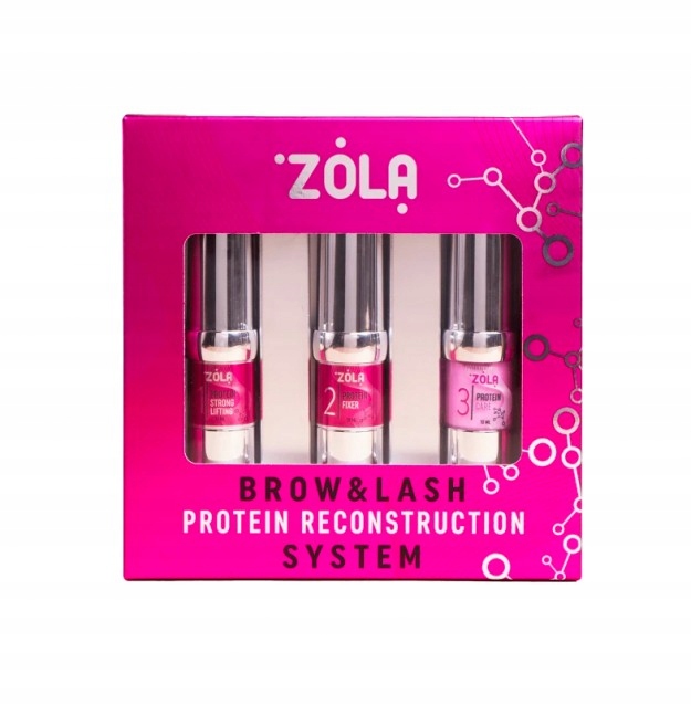 Zola sada na laminaci Brow&Lash Protein Reconstruction System