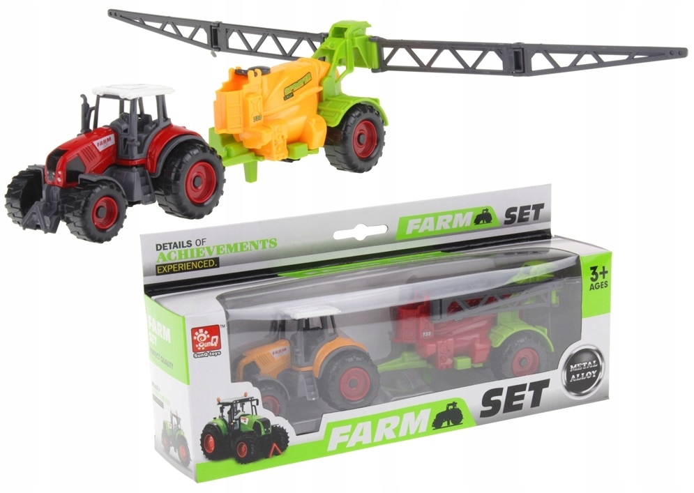 

Traktor Rolniczy Ciągnik z Maszyną Opryskiwaczem