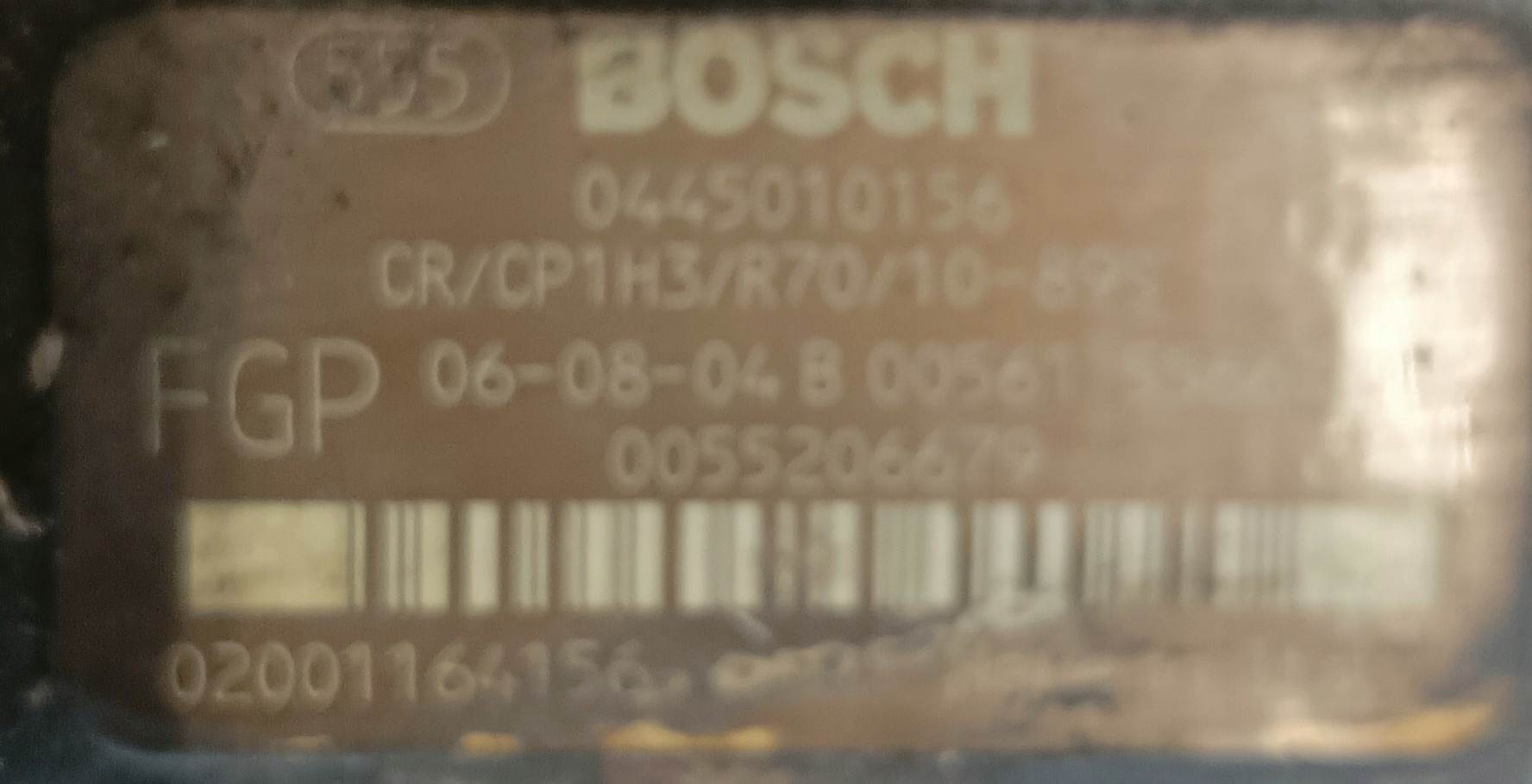 Einspritzpumpe OPEL ASTRA H ZAFIRA B 1.9CDTI 0445010156