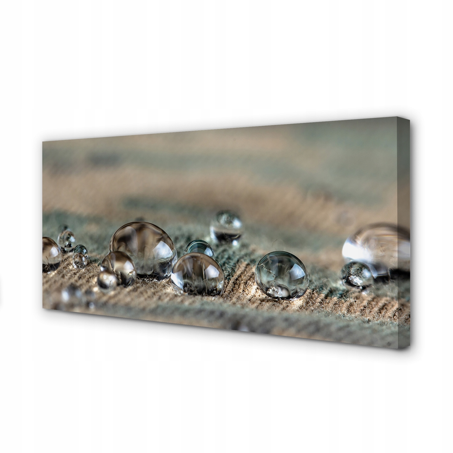 Obraz na plátně Makro kapky, materiál 120 x 60 cm