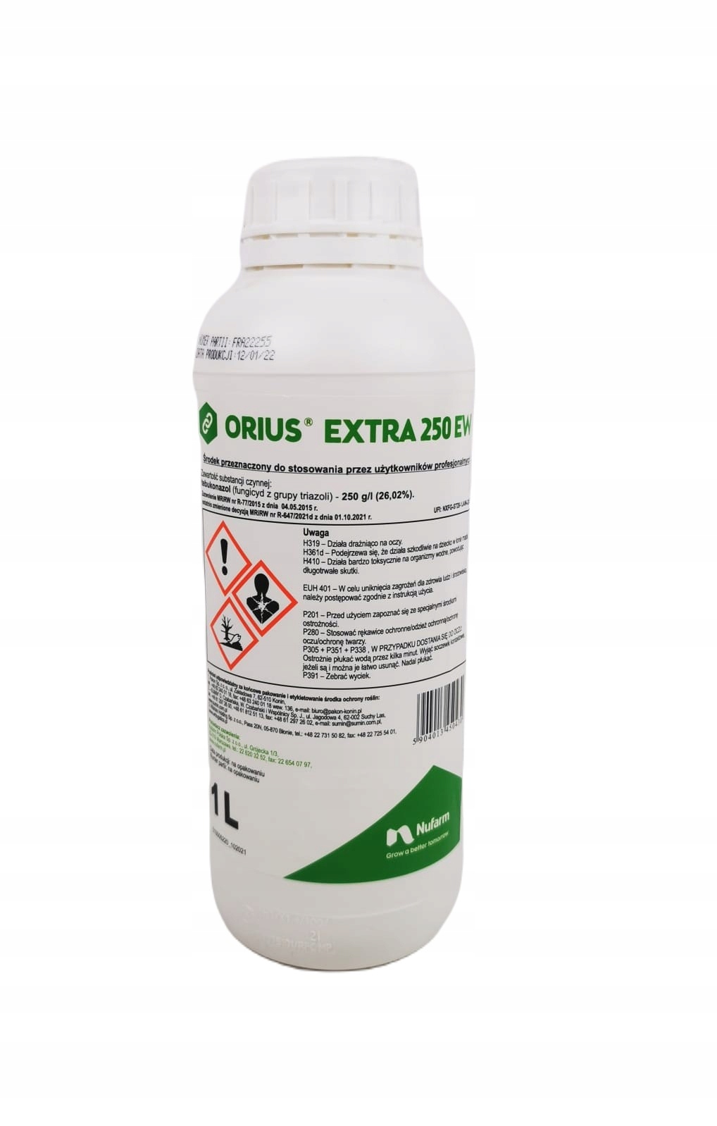

Orius Extra 250 Ew 1L grzybobójczy rzepak pszenica