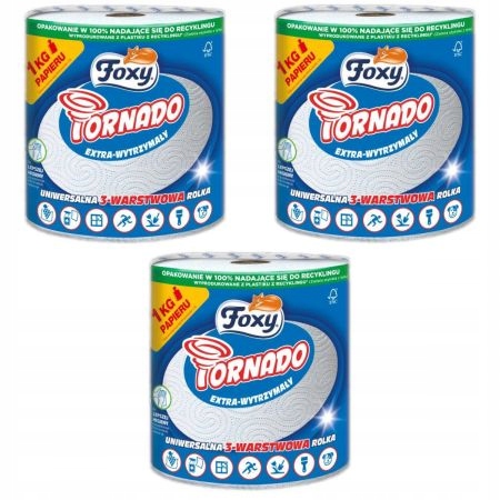 

Ręcznik papierowy Tornado Zestaw 3 rolki Gigarolka