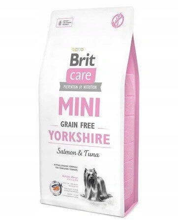 Brit Care Mini Grain-Free Yorkshire Losos A Tuňák 7 kg