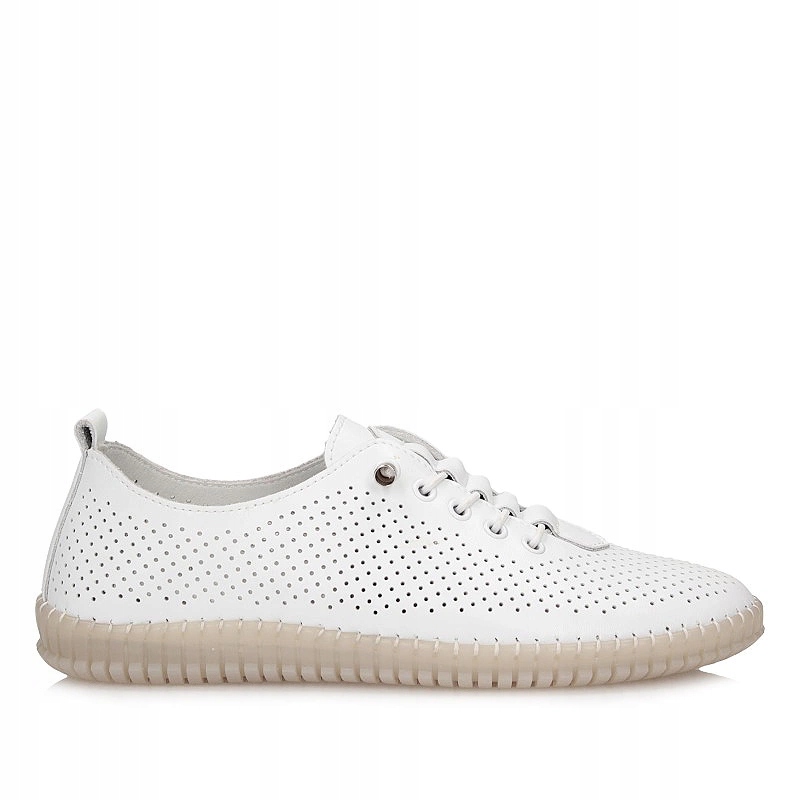 Dámské polobotky Filippo DP6140/26 Wh kožené, děrované