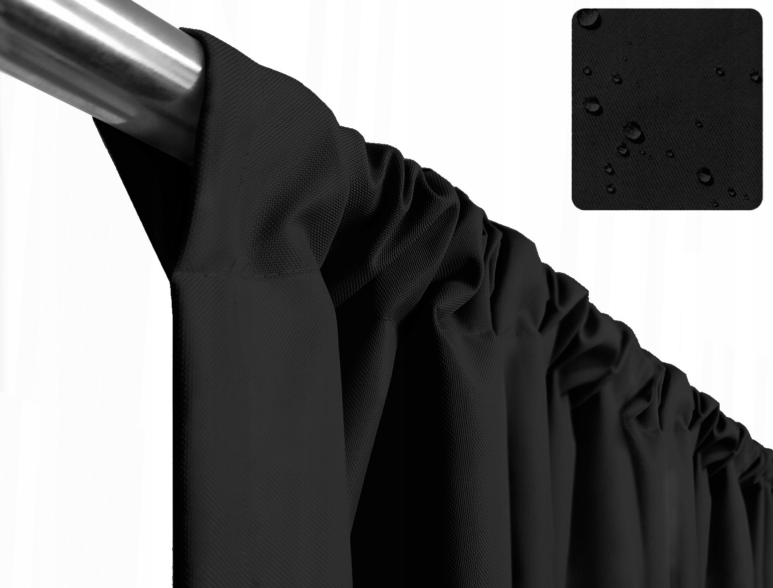 ZASŁONY OGRODOWE NA TARAS zasłona woodoodporna tarasowa na balkon 220x155