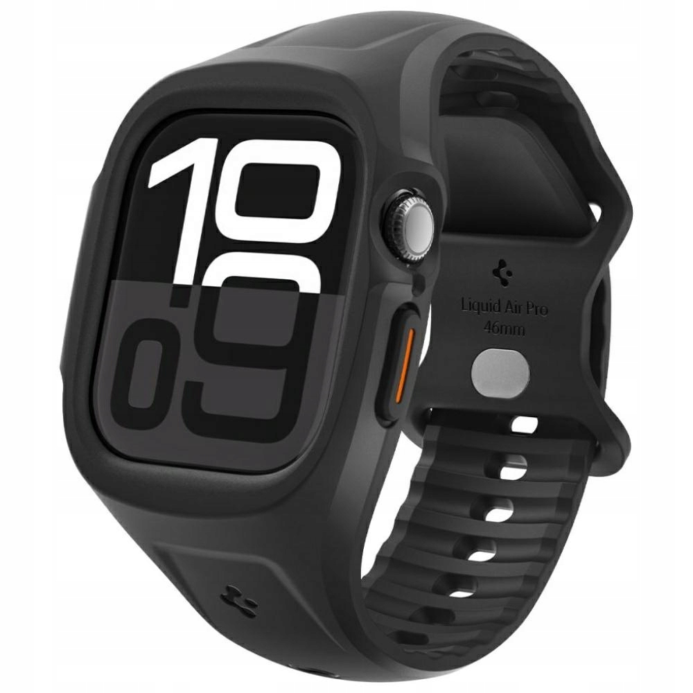 Puzdro Spigen Liquid Air Pro pre Apple Watch 10 (46 mm) čierne