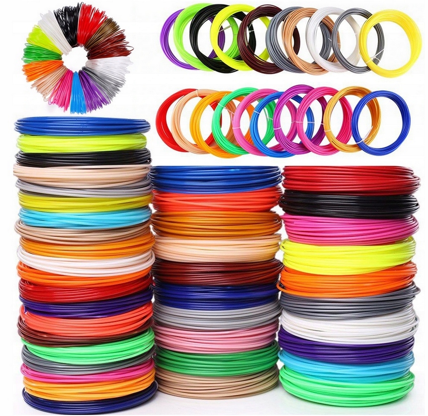 FILAMENT DO DŁUGOPISU 3D PEN PLA 1,75MM ZESTAW KOLORÓW ULTRA 1,75 MM -500M