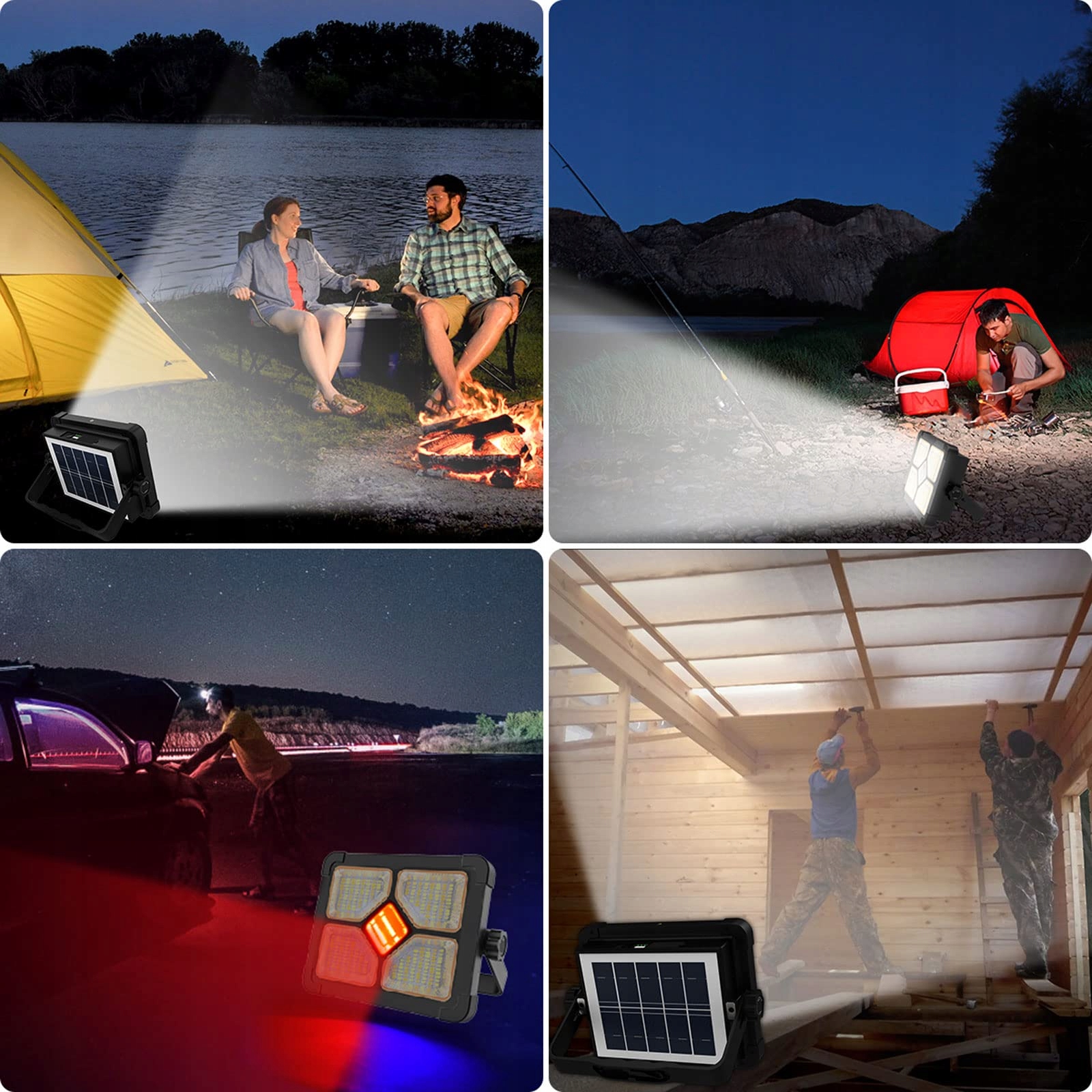 ERAY 150W LED Lampa Budowlana Solar Akumulatorowa Z Pilotem — miniatura 6