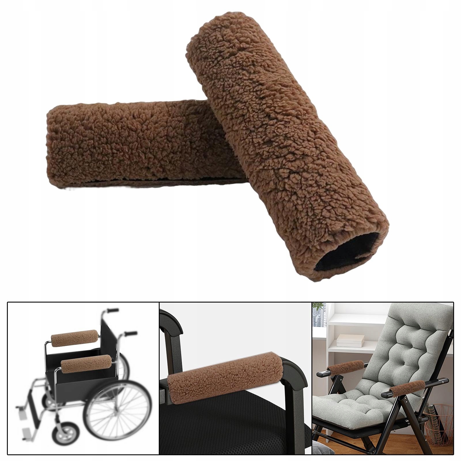 2 szt. Podłokietników do wózków inwalidzkich do uniwersalnych Marka bez marki