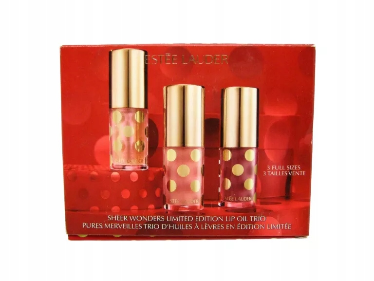 Estee Lauder Sheer Wonders 3 Lip Oil Trio Zestaw Olejki Do Ust