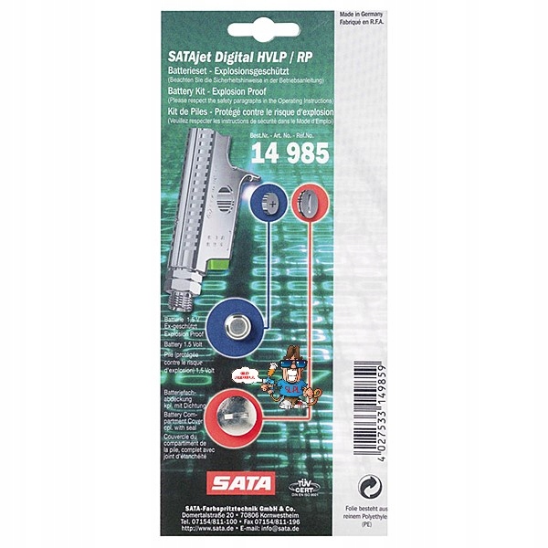 SATA Zestaw Baterii do jet RP 2000 DIGITAL 14985