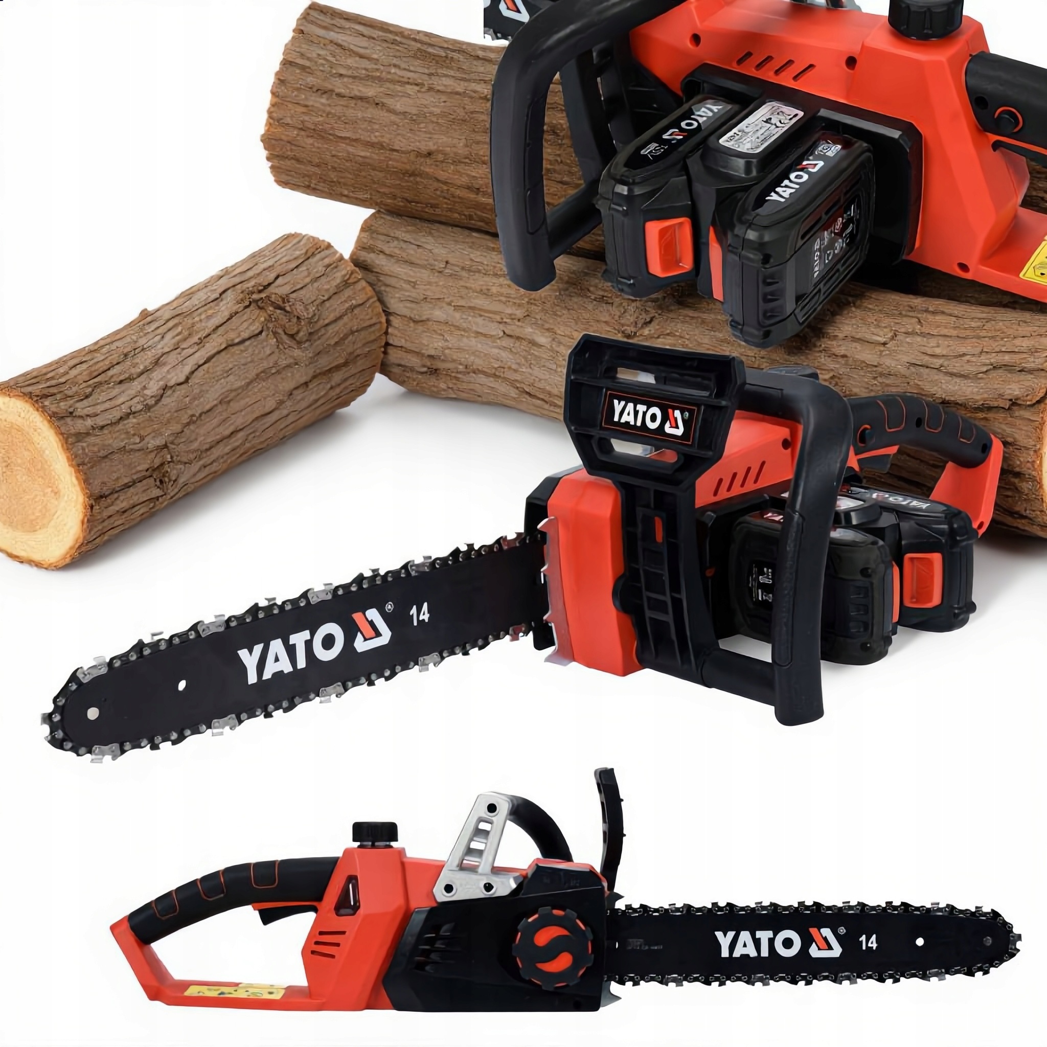 Sada Řetězová Pila 36V 14'' 2X 2AH Akumulátor Yato YT-82812