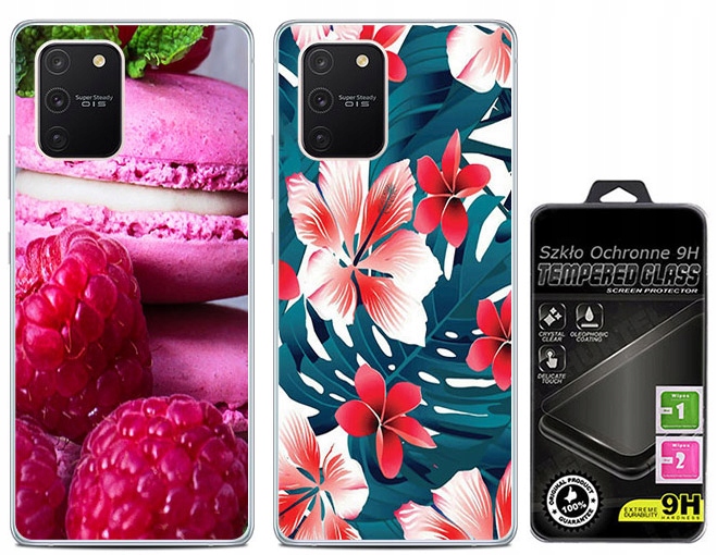 

2 x Etui Silikon Do Samsung Galaxy S10 Lite Szkło